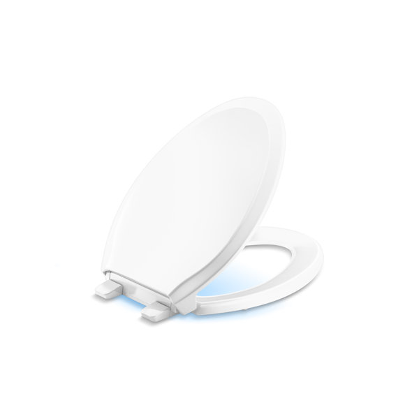 Kohler Rutledge Nightlight Readylatch QuietClose Elongated Toilet Seat